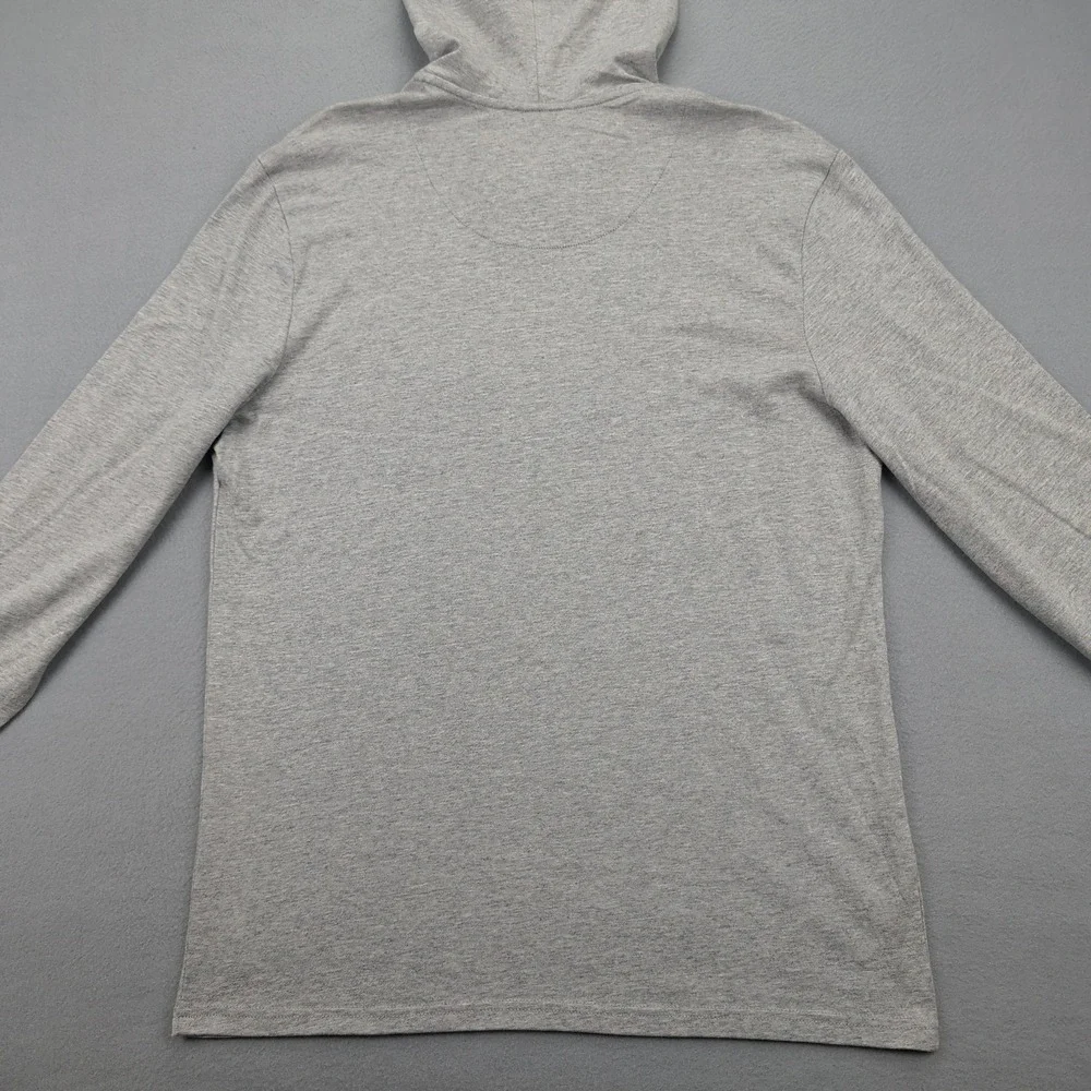 Polo Ralph Lauren Hoodie Mens Medium Gray‎ Supreme Comfort Lightweight Pullover